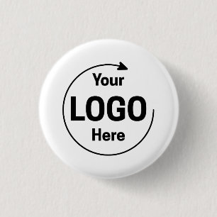 Custom Corporate Business Logo 3 Cm Round Badge