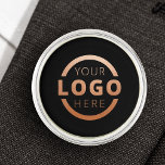Custom Corporate Business Logo Employee Staff Lapel Pin<br><div class="desc">Create your own custom branded lapel pins, personalized with your company logo. Wearing promotional lapel pins with your business logo at trade shows and other corporate events help others recognize members of your company while also an elegant and professional way to promote your brand. Your employees and co-workers can wear...</div>