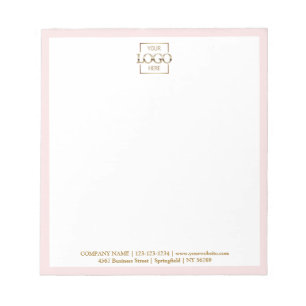 Custom Corporate Business Logo Modern Professional Notepad