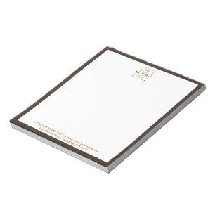 Custom Corporate Business Logo Modern Professional Notepad