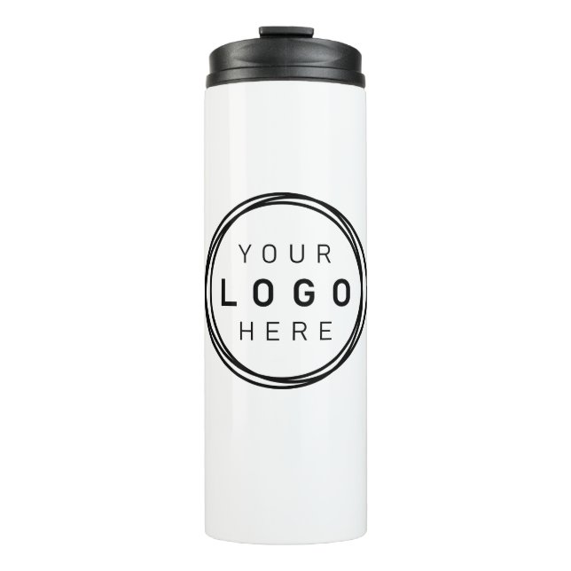 Custom Corporate Business Logo Thermal Tumbler (Front)