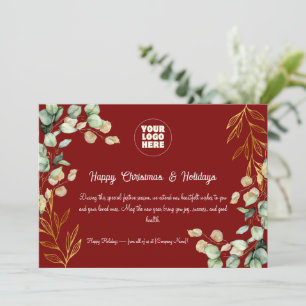 Custom Corporate Christmas Greeting Card 2025