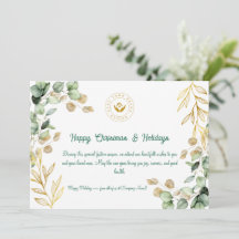 Custom Corporate Christmas Greeting Card 2025