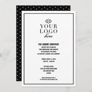 Custom Corporate Company Event Party Invitation