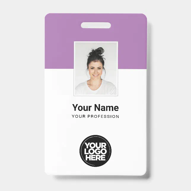 Custom Corporate Employee Name Tags ID Badge | Zazzle
