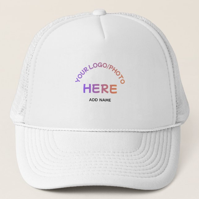 Custom Corporate Logo and Name Classic Dad Hat (Front)
