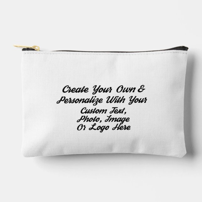 Custom Cosmetic Bag - Personalised Toiletry Pouch (Front)
