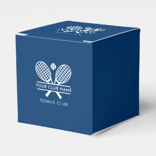 Custom Country Club Name Tennis Events Favour Box