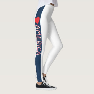 Custom Country Flag Side Stripe Leggings