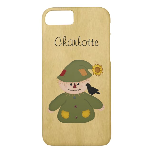 Custom Country Scarecrow iPhone 7 Case (Back)