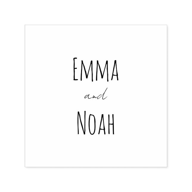 Custom Couple Personalised Self-inking Stamp (Design)