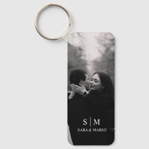Custom Couple Photo Aluminium Key Ring