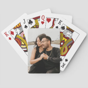 Custom Couple Photo Keepsake Playing Cards