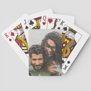 Custom Couple Photo Keepsake Playing Cards