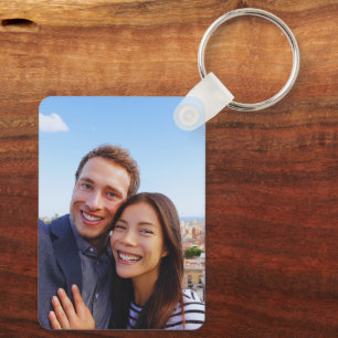 Custom Couple Photo Key Ring