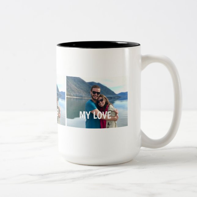 Custom Couple Photo Mug – Love Gift (Right)