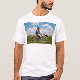 Custom Couple Photo T-Shirt