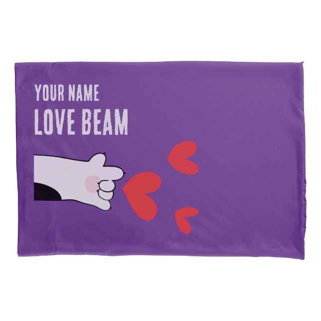 Custom Couple Set Love Beam Pillowcase (Front-Left)