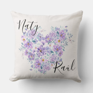 Custom Couples Cojines in Lila Tones Cushion