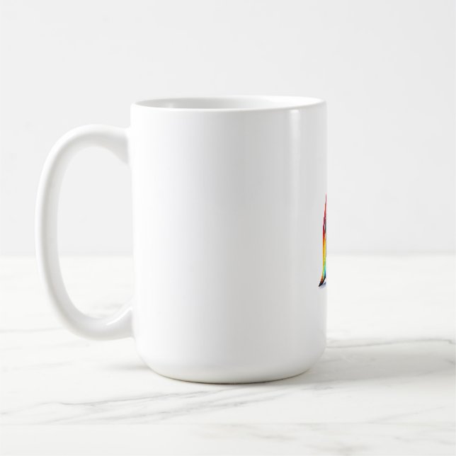 Custom Couples Photo & Text Coffee Mug (Left)