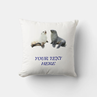 Custom Couples Photo Text T-Shirt Template Cushion