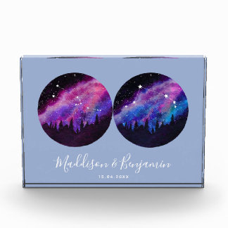 Custom Couples Zodiac Gifts Any Horoscope Photo Block