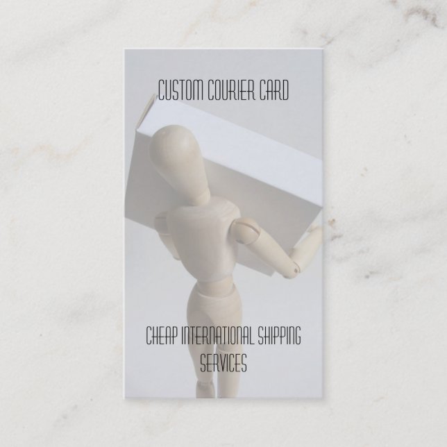 Custom Courier Card (Front)