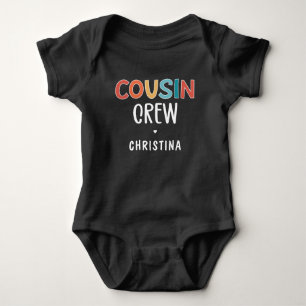 Custom Cousin Crew Matching Retro Family Cousins Baby Bodysuit