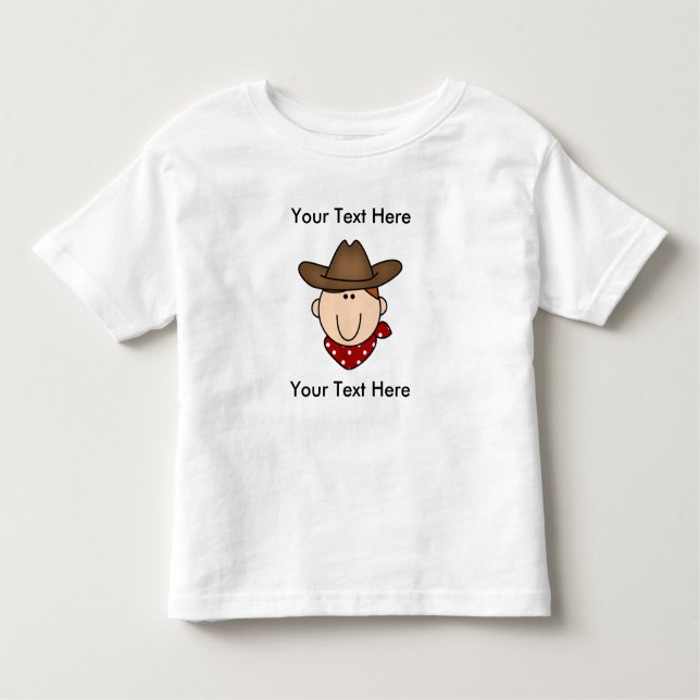 Custom Cowboy Red T-Shirt (Front)