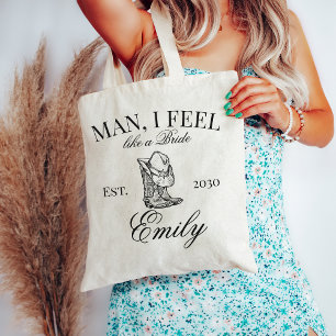 Custom Cowgirl Bachelorette Party Social Club Tote Bag