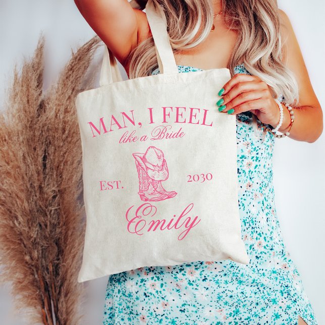 Custom Cowgirl Bachelorette Party Social Club Tote Bag (Creator Uploaded)