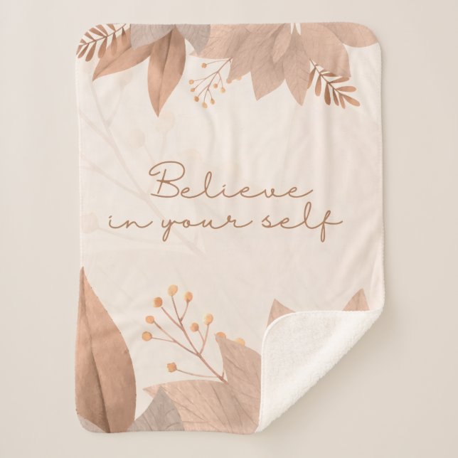 Custom Cozy Sherpa Blanket (Front)