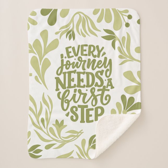 Custom Cozy Sherpa Blanket (Front)