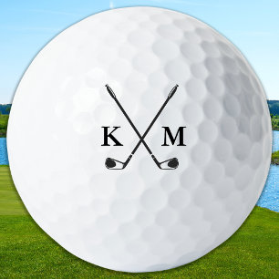 Custom Create Golfer Personalize Monogram Initials Golf Balls