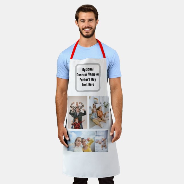 Custom Create Personalised Dad #FATHERSDAY Photo Apron (Worn)