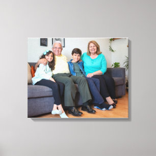 Custom Create Personalised Family Photo Canvas Print