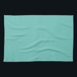 Custom Create Your Own Blank Template Light Teal Tea Towel<br><div class="desc">Create Your Own Custom Upload Add Your Monogram Initial Photo or Logo Text Name Elegant Modern Cute Kitchen & Dining / Table & Kitchen Linens/ Blank Template Light Teal Blue Green Solid Colour Kitchen Towel.</div>