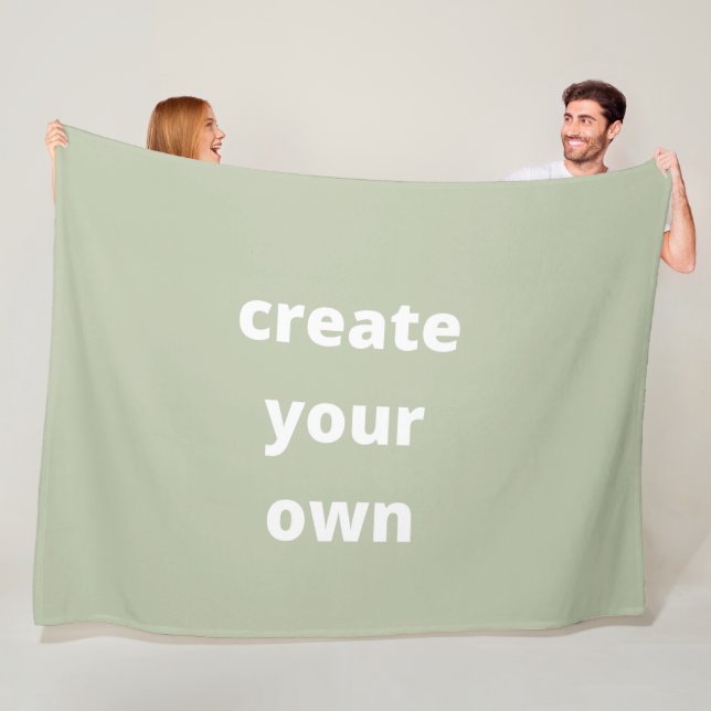 Custom create your own family Fleece Blanket (In Situ)
