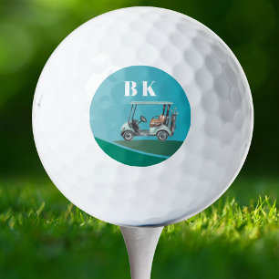 Custom Create Your Own Golf Cart Monogrammed Balls
