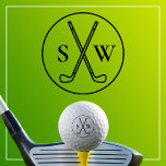 Custom Create Your Own Golf  Monogrammed Golf Balls<br><div class="desc">Elevate your golf game with stylish,  modern monogrammed golf balls that feature your new favourite golf themed logo. Perfect for the golfer in your life or as a unique,  personalised gift idea! Grab your initialled golf balls today and hit the green with style!</div>