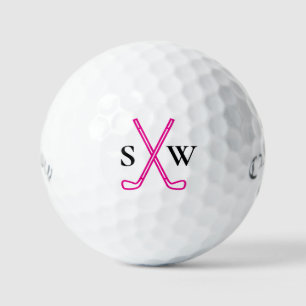 Custom Create Your Own Golf Theme Monogrammed Golf Balls