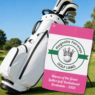 Custom Create Your Own Womens Golf Tournament Towel