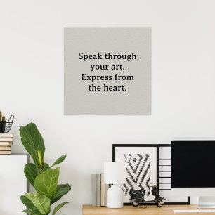Custom Creativity Print – Speak Through Your Words