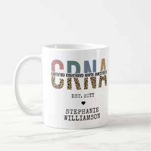 Custom CRNA Certified Registered Nurse Anaesthetis Coffee Mug