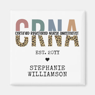 Custom CRNA Certified Registered Nurse Anaesthetis Magnet