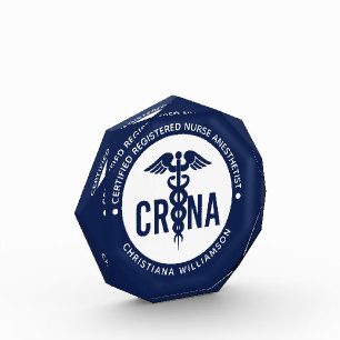 Custom CRNA Certified Registered Nurse Anaesthetis Photo Block