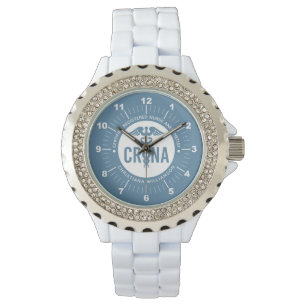 Custom CRNA Certified Registered Nurse Anaesthetis Watch