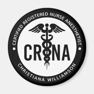 Custom CRNA Certified Registered Nurse Anesthetist Magnet