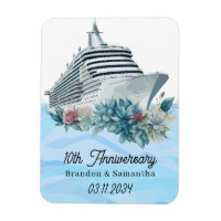 Custom Cruise 10th Wedding Anniversary Keepsake