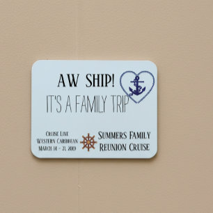 Custom Cruise Door Family Personalised Aw Ship! Magnet
